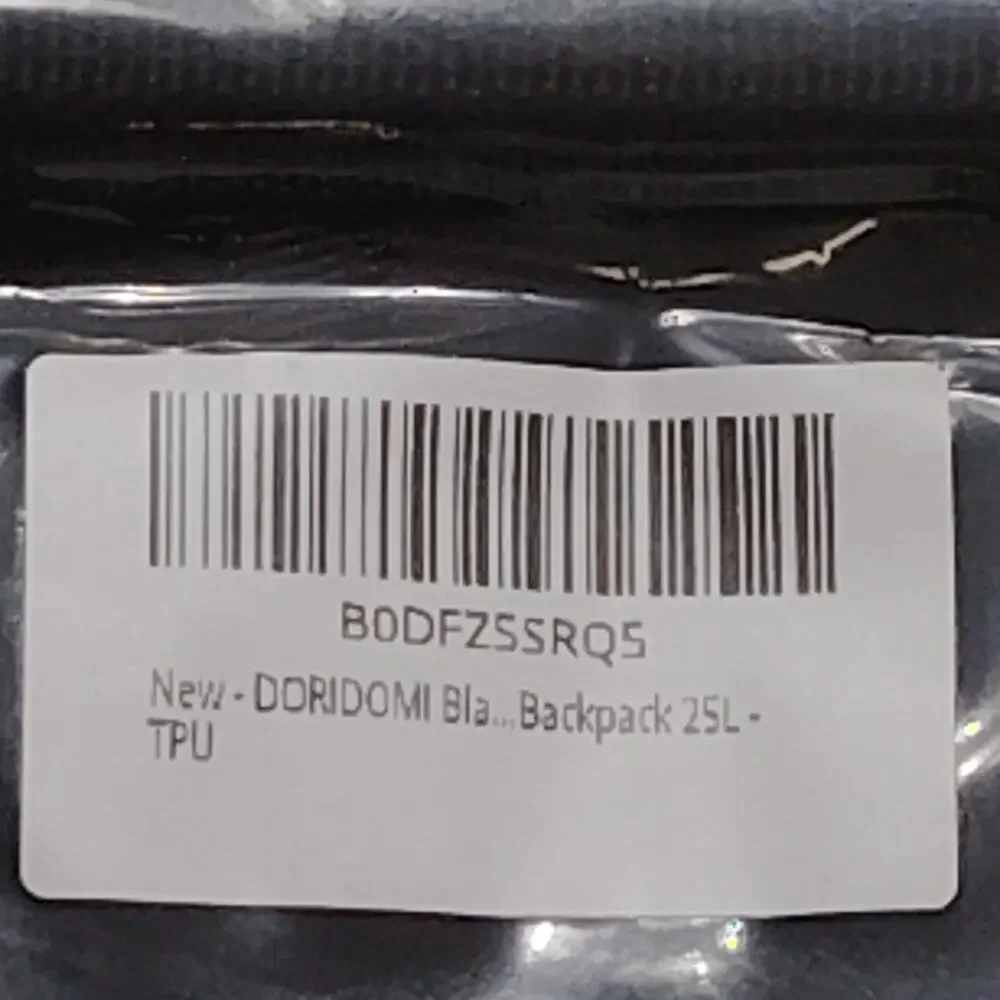 DORIDOMI Black Waterproof Backpack 25L - 600D TPU Durable IPX8 Large Dry Bag
